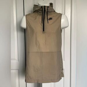 Nike Tan Sleeveless Hoodie